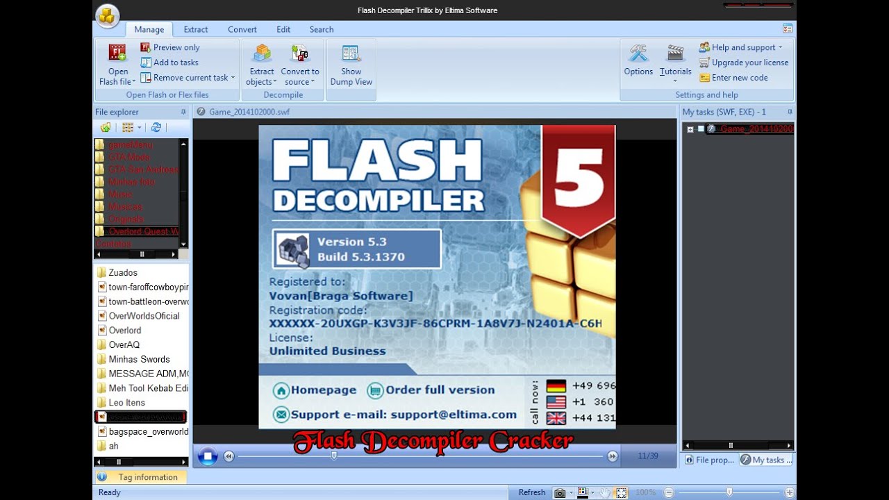 flash decompiler trillix license